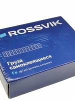 Груза клеевые "Fe" ROSSVIK 60гр (50шт/кор.) тонкие, синий скотч, 12*5гр