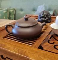 Чайник из исинской глины, 150 мл, классической формы с широким горлом