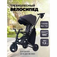 Велосипед-коляска Qplay NOVA+ LIMITED EDITION_2.0 BLACK s700-13_black