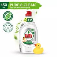 Средство для мытья посуды Fairy Pure&Clean 450 мл