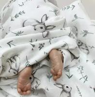 "Муслиновые пеленки для новорожденных Н-35" - комплект из 3-х штук