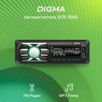 Автомагнитола Digma DCR-300G 1DIN 4x45Вт