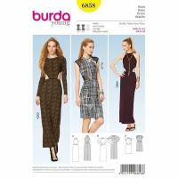 Выкройка Burda 6858-Платья