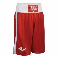 Боксерские трусы, шорты для бокса Everlast Elite - Красный/Белый (3XL)