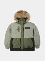 Пуховик Converse Short Puffer Green, Зеленый, L