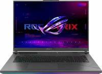 Ноутбук Asus ROG Strix G18 G814JVR-N6010 Core i9 14900HX 16Gb SSD1Tb NVIDIA GeForce RTX4060 8Gb 18 IPS WQXGA (2560x1600) noOS grey WiFi BT Cam (90NR0I