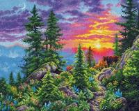 Набор для вышивания Dimensions Sunset Mountain Trail (Горная тропа на закате) 35383