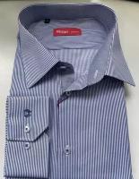 Рубашка Vester, размер 47/176-182, синий, серый