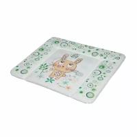 Пеленальный матрас Babycare 82 х 73 (BC01), Funny Bunny, green