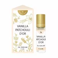 Sergio Nero/ Духи масляные женские Vanilla Patchouli D'Or 6мл/Парфюм женский, духи-масло, ваниль, пачули