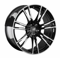 Колесный диск LS FORGED LS FG06 19x8.5" PCD5x112 ET25 D66.6 черный глянцевый с полированными лучами