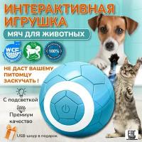 Мяч игрушка интерактивная для котят, игрушка для собак и кошек