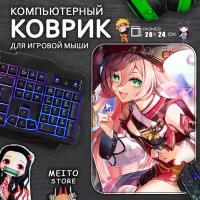 Игровой коврик для мыши Янь Фэй Геншин Импакт Genshin Impact, 20x24см