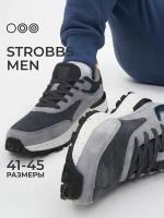 Кроссовки STROBBS, размер 43, черный, серый