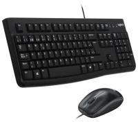 Клавиатура + мышь Logitech Desktop MK120, USB, черный (920-002589) Английская раскладка!!!