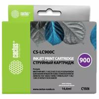 Картридж Cactus LC900C (CS-LC900C) голубой для Brother