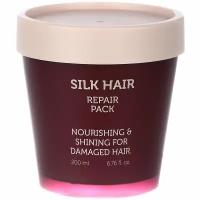 The Saem Маска для восстановления и питания волос Silk Hair Repair Pack, 200 мл