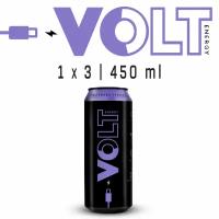Энергетический напиток VOLT ENERGY 3 x 0,45 л Голубика, Гранат