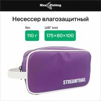 Несессер влагозащитный Stream Trail SD Square Pouch Purple, непромокаемая сумка на пояс для рыбалки, дайвинга, фиолетовая, гермосумка поясная