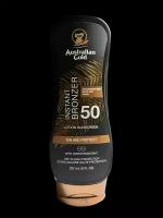 Солнцезащитный лосьон с бронзированием Lotion Sunscreen with Instant Bronzer SPF 50 Australian Gold