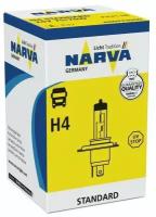 Лампа автомобильная галогенная Narva 48892 H4 24V 75/70W P43t-38 1 шт