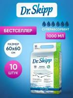 Пеленки одноразовые Dr.Skipp Soft Line, р-р 60 x 60 10шт