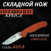 Нож складной Ontario Rat-1 крыса лезвие 9.5см