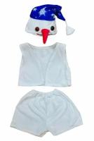 Карнавальный костюм детский Снеговик снежинка плюш LU1737-1 InMyMagIntri 110-116cm