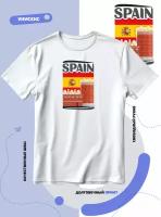 Футболка флаг и достопримечательности испании spain