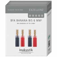 Комплект разъемов Inakustik Exzellenz Banana BFA, 4 Set