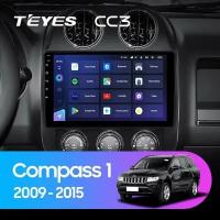 Штатная магнитола TEYES CC3 10.2" 6 Gb для Jeep Compass 2009-2015