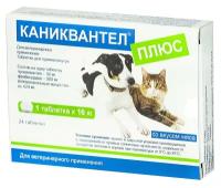 Haupt Pharma Berlin Каниквантел Плюс таблетки для собак и кошек, 24 таб