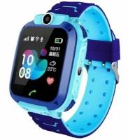 Детские умные часы Smart Baby Watch Q12 GPS, голубой/синий