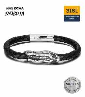 Плетеный браслет Sharks Jewelry, металл