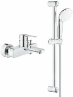 Смеситель для ванны Grohe Lineare 33849001 + 27924001