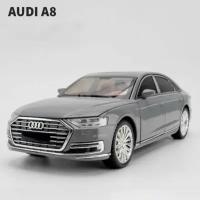 Коллекционная машинка игрушка металлическая Audi A8 с багажником масштабная модель Ауди 1:24