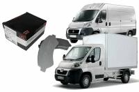 Колодки тормозные передние Peugeot Boxer 06-, Citroen Jumper 06-, Fiat Ducato 06-, OEM 1617284580