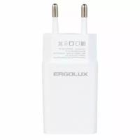 Адаптер сетевой Ergolux Промо, USB, 10 Вт, 2А, белый
