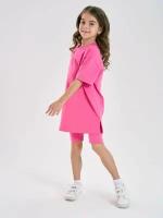 Комплект одежды Веселый Малыш, размер 134, розовый
