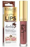 Eveline Cosmetics Блеск для губ Oh! My lips lip maximizer, шоколад