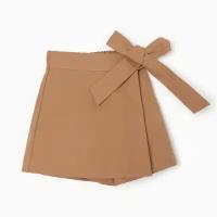 Юбка-шорты Minaku, размер 110, коричневый
