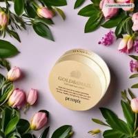 PETITFEE патчи гидрогелевые для век c муцином улитки и золотом Оригинал Petitfee Gold&Snail Hydrogel Eye Patch 60 шт