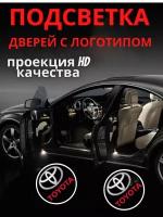 Штатная подсветка дверей, проекция логотипа для Toyota тип 1 (2шт.)