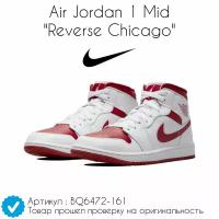 Кроссовки Nike Air Jordan 1 Mid "Reverse Chicago" (44 EU / 28 cm) Найк джордан высокие