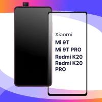 Защитное стекло для телефона Xiaomi Mi 9T, Mi 9T Pro, K20, K20 Pro / Глянцевое противоударное стекло с олеофобным покрытием на смартфон Сяоми Ми 9Т, Ми 9Т Про, К20, К20 Про
