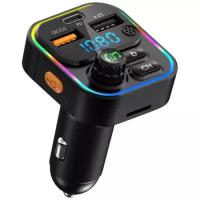 FM-трансмиттер (ACV FMT-130B Ж-К диспл/USB/Bluetooth/RGB)