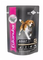 Eukanuba Adult All Breed Пауч для собак с Ягненком в соусе 100 гр x 12 шт