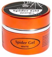 Краска гелевая паутинка Planet Nails Spider Gel белая 5 г арт.11290