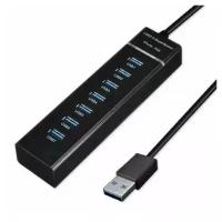 USB хаб Ks-is 7 x USB 2.0 F в USB 3.0 Type A M (KS-568) с БП