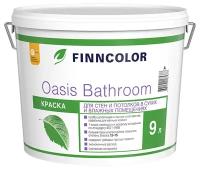 Краска для влажных помещений Oasis Bathroom (Оазис Басрум) FINNCOLOR 9л бесцветный (база С)